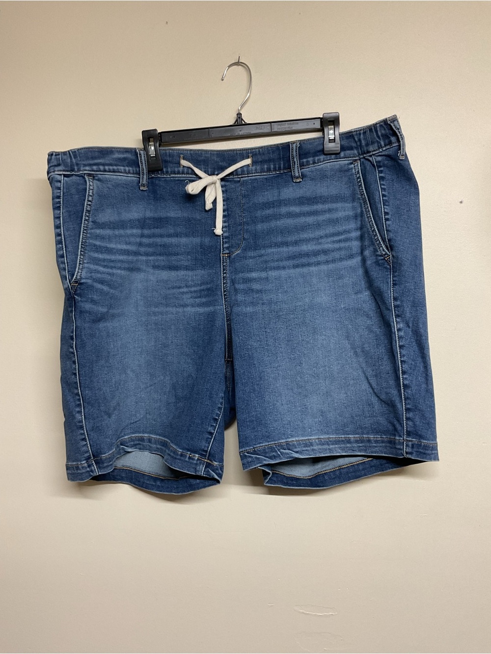 torrid Blue Denim Drawstring Jean Shorts